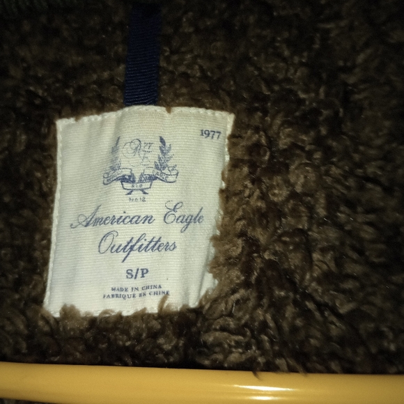 American Eagle Outfitters Jacket Mens Size Small Green Full Zip Polyester Lined - Picture 5 of 16